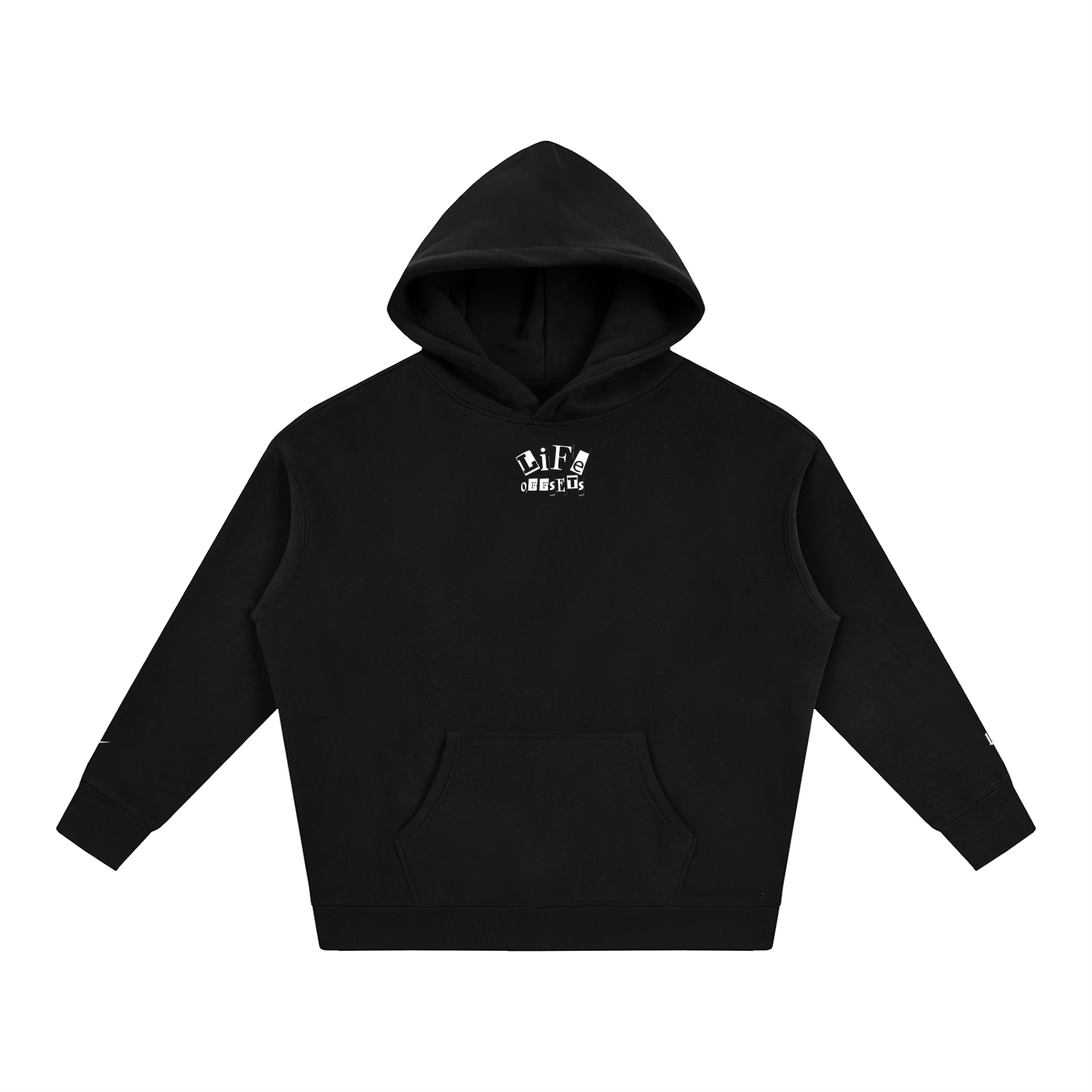 LIFE OFFSETS Oversize Fleeced Hoodie
