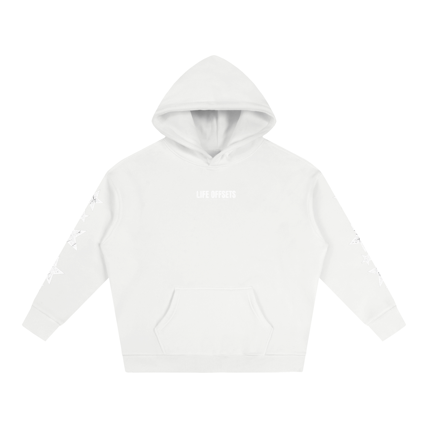 LIFE OFFSETS Oversize Fleeced Hoodie