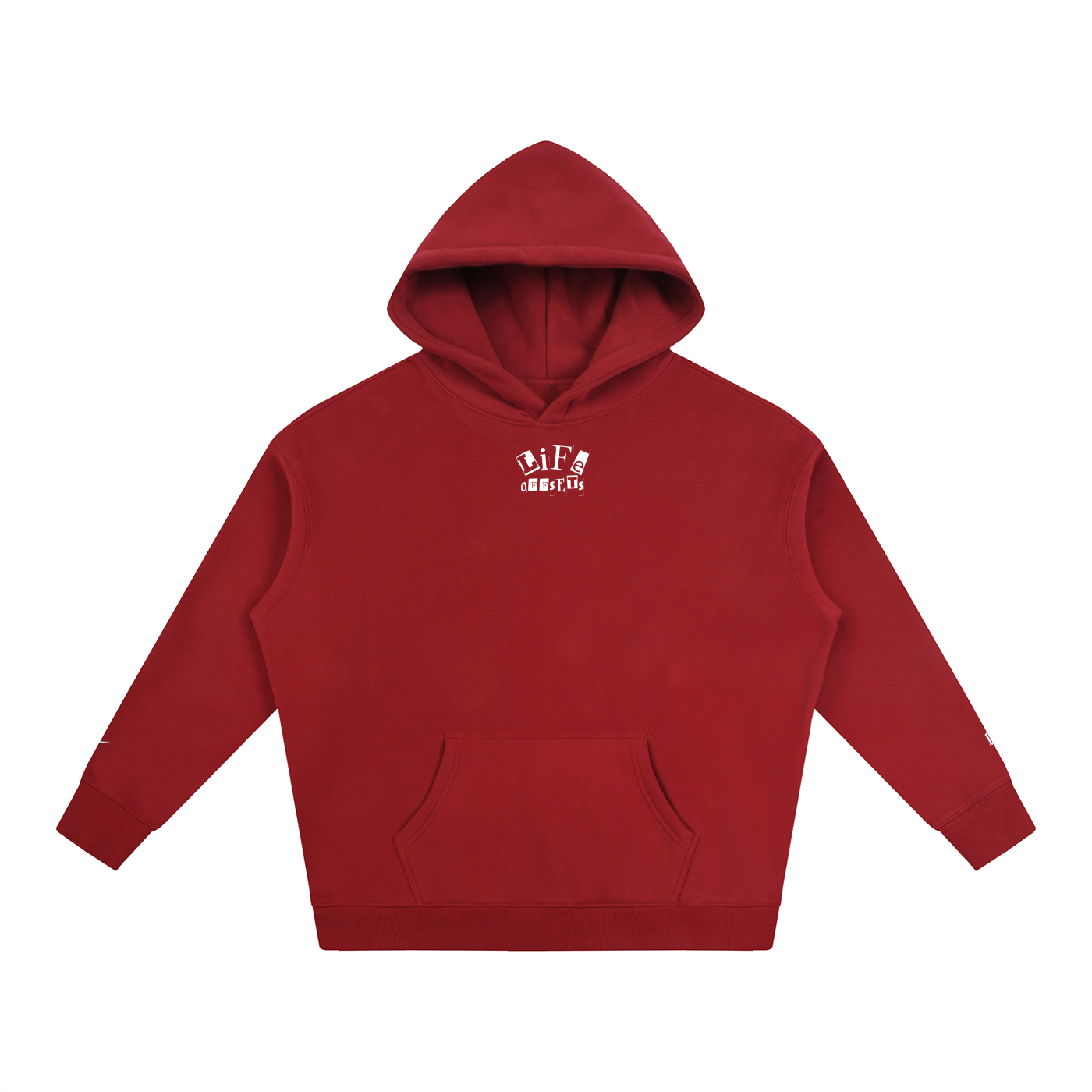 LIFE OFFSETS Oversize Fleeced Hoodie