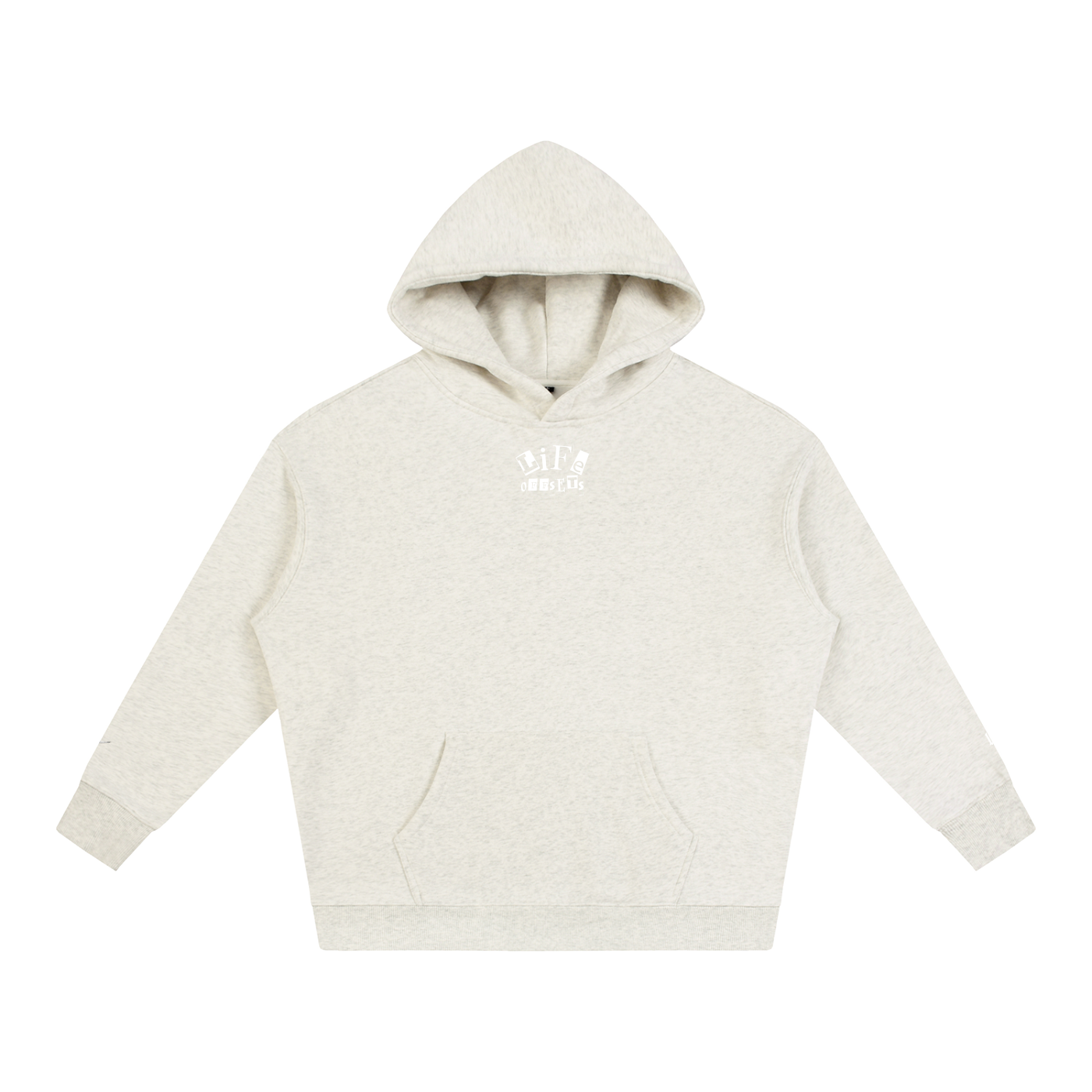 LIFE OFFSETS Oversize Fleeced Hoodie
