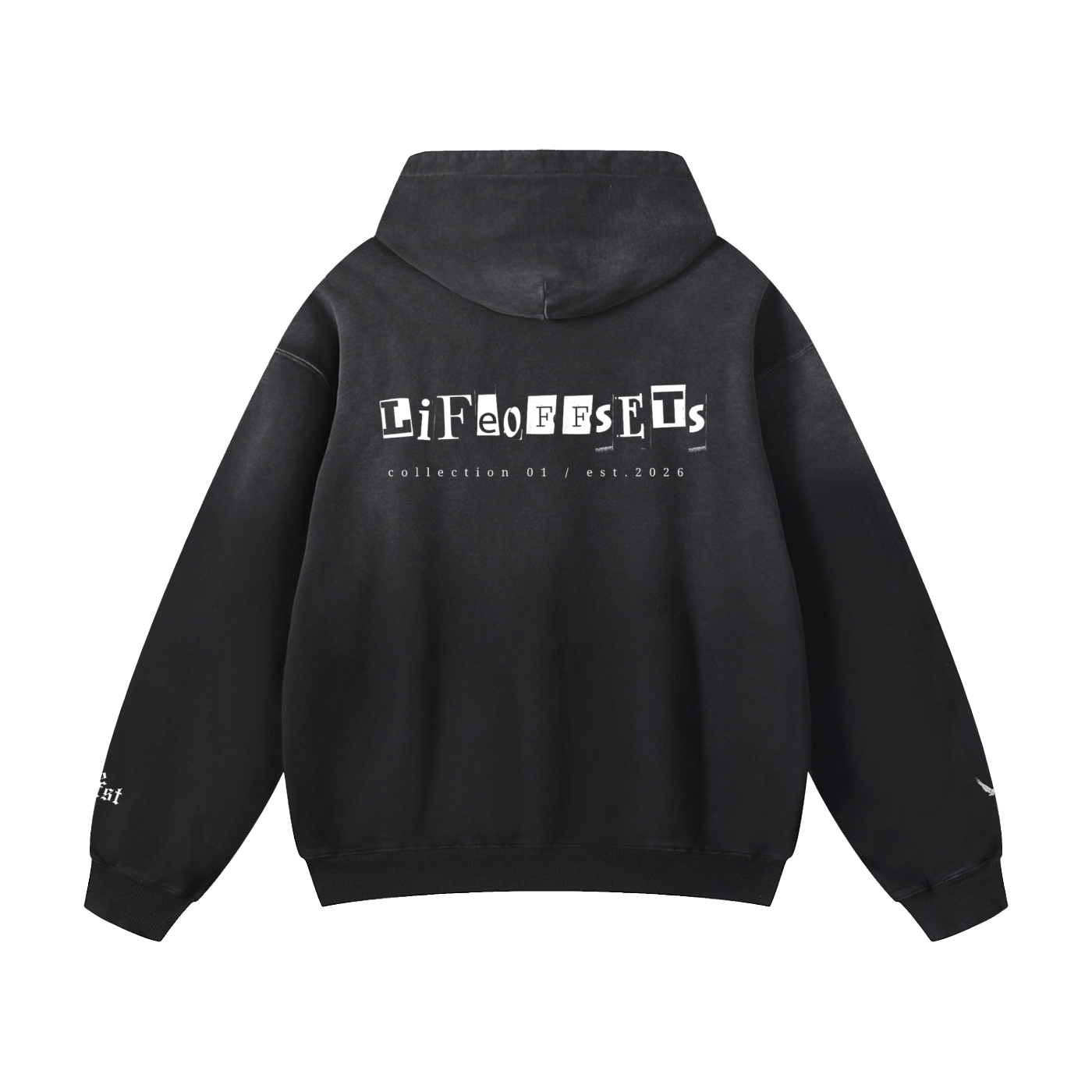 LIFE OFFSETS Heavyweight Sunfade Oversized Hoodie