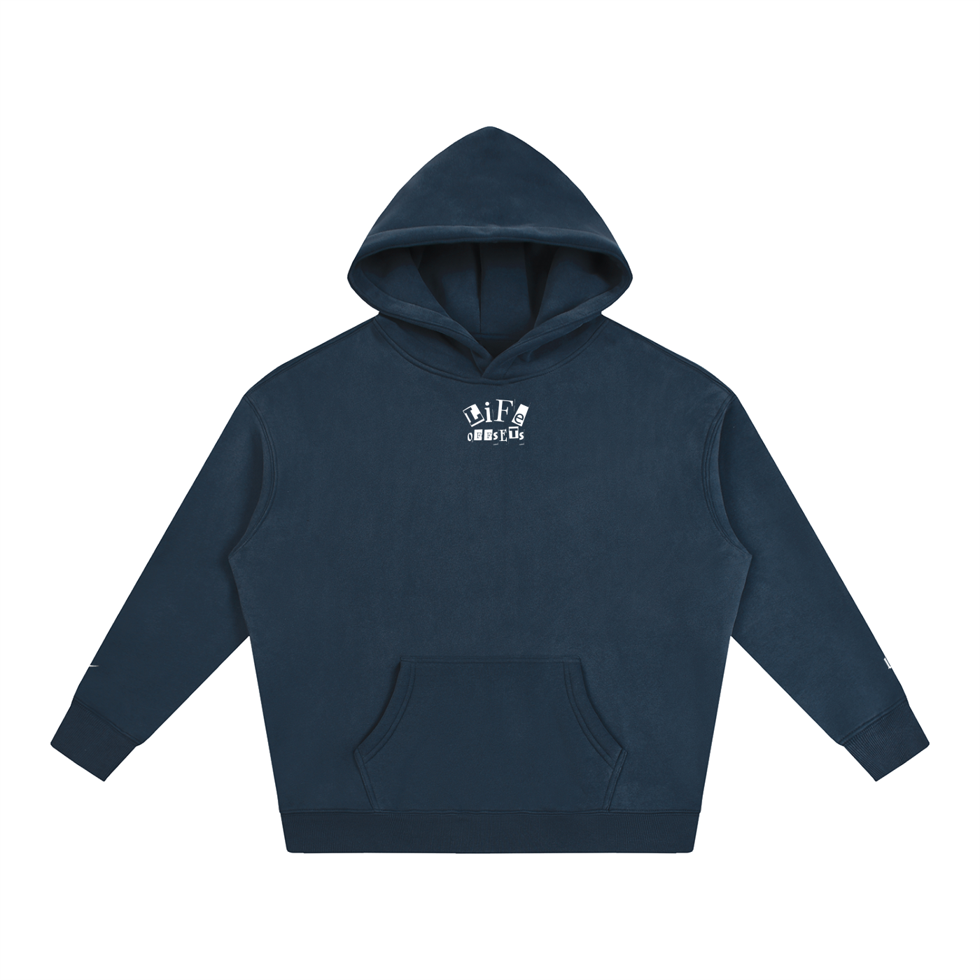 LIFE OFFSETS Oversize Fleeced Hoodie