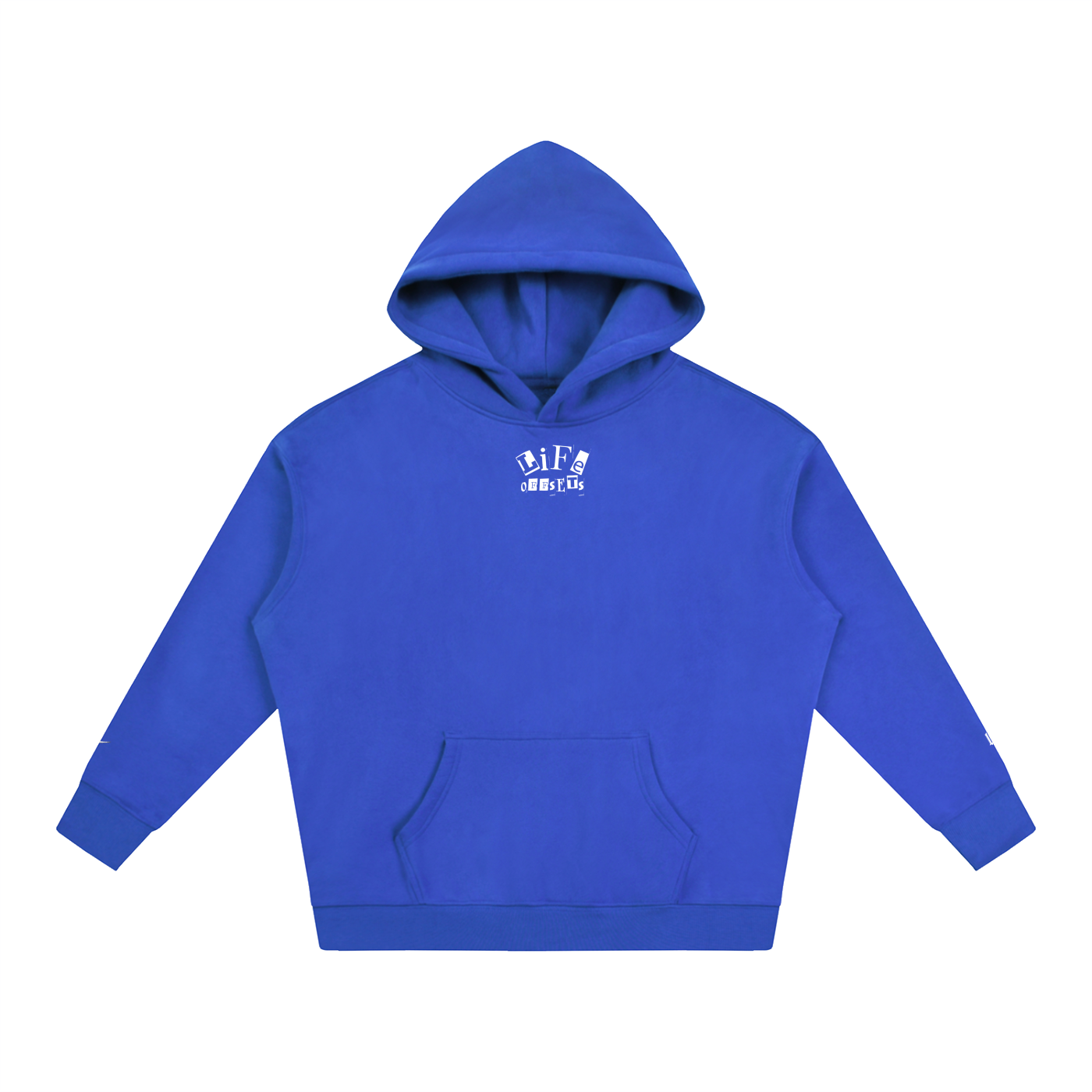 LIFE OFFSETS Oversize Fleeced Hoodie
