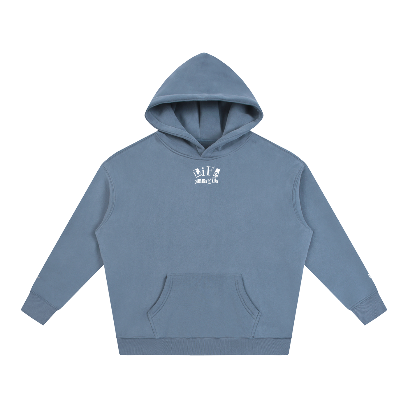 LIFE OFFSETS Oversize Fleeced Hoodie