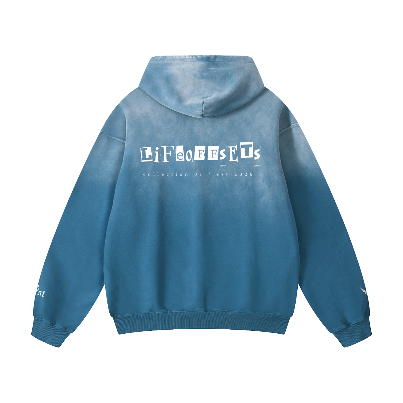 LIFE OFFSETS Heavyweight Sunfade Oversized Hoodie