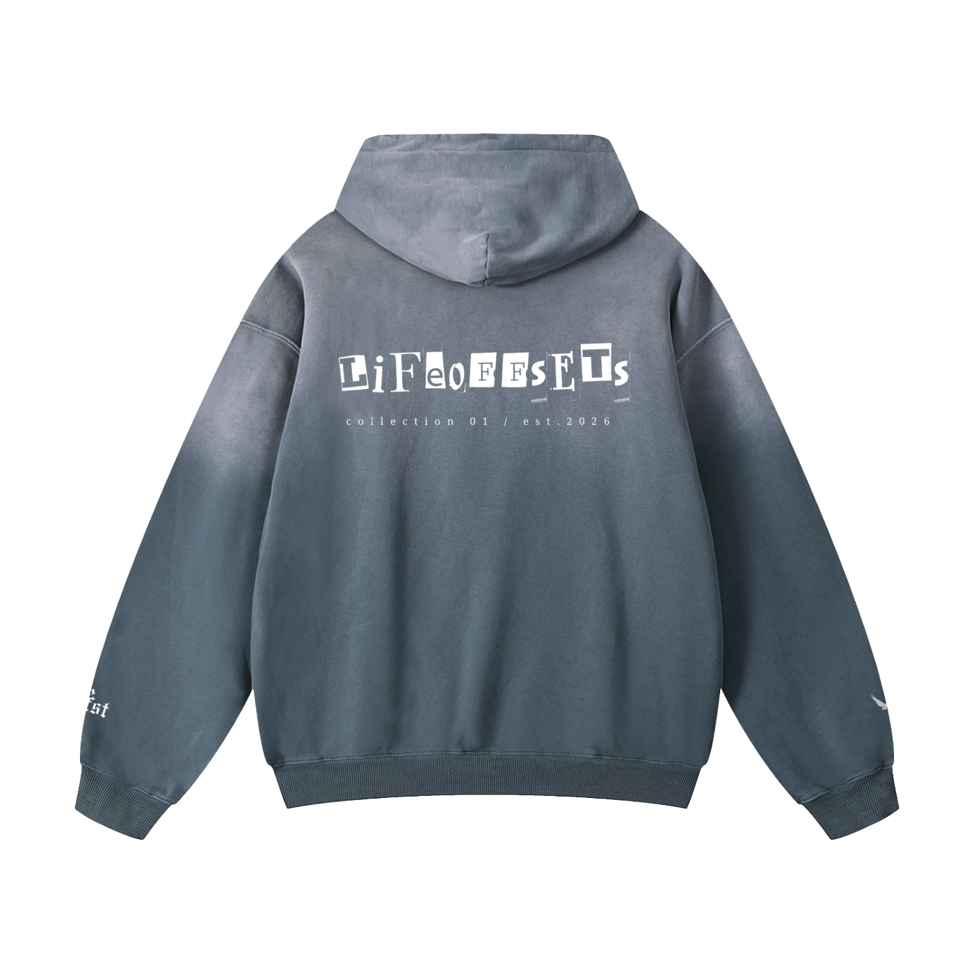 LIFE OFFSETS Heavyweight Sunfade Oversized Hoodie