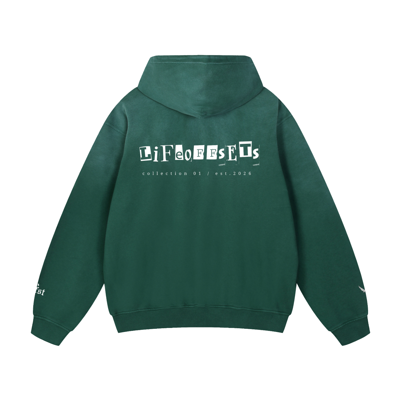 LIFE OFFSETS Heavyweight Sunfade Oversized Hoodie