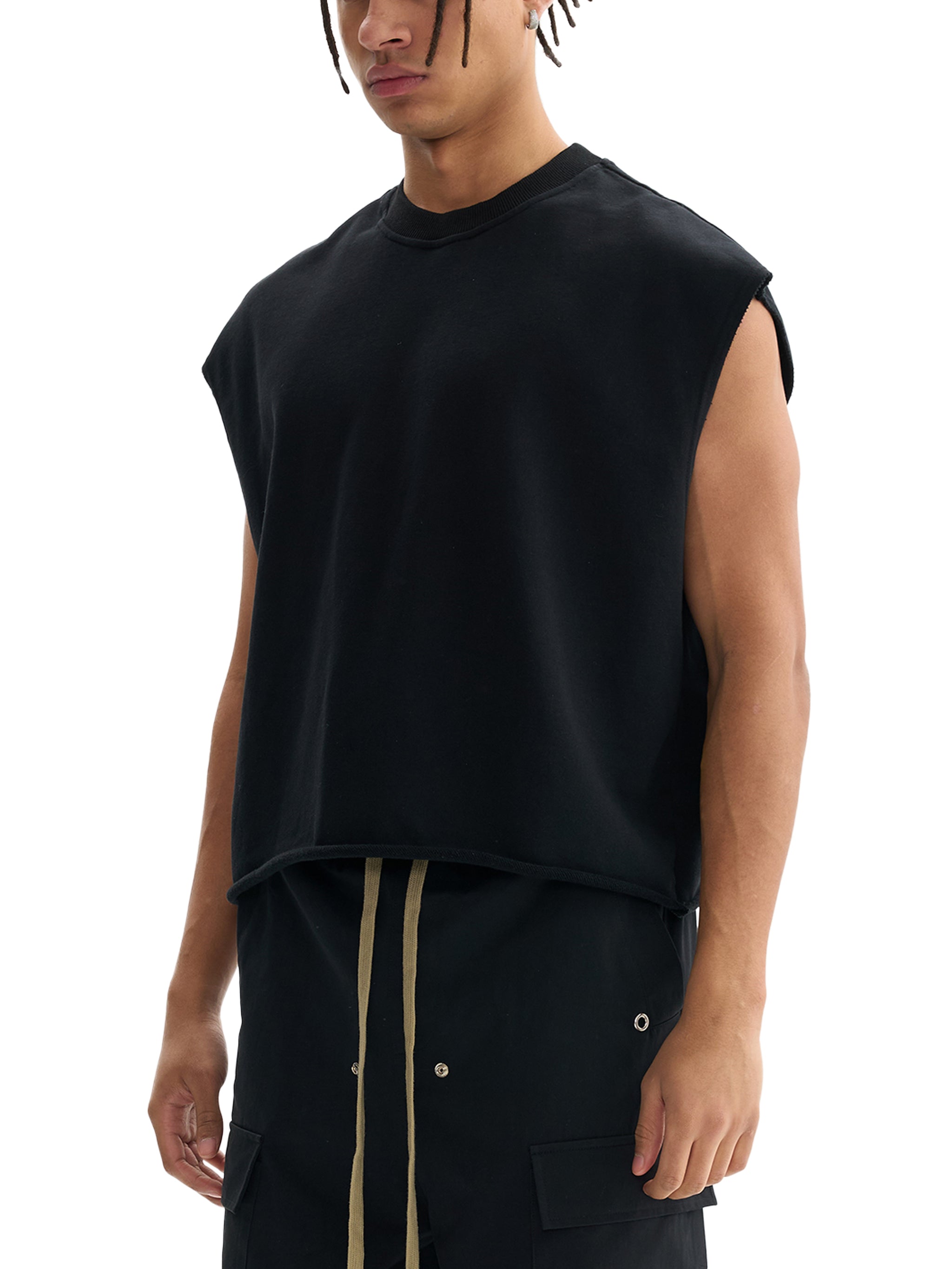 LIFE OFFSETS French Terry Boxy Tank Top