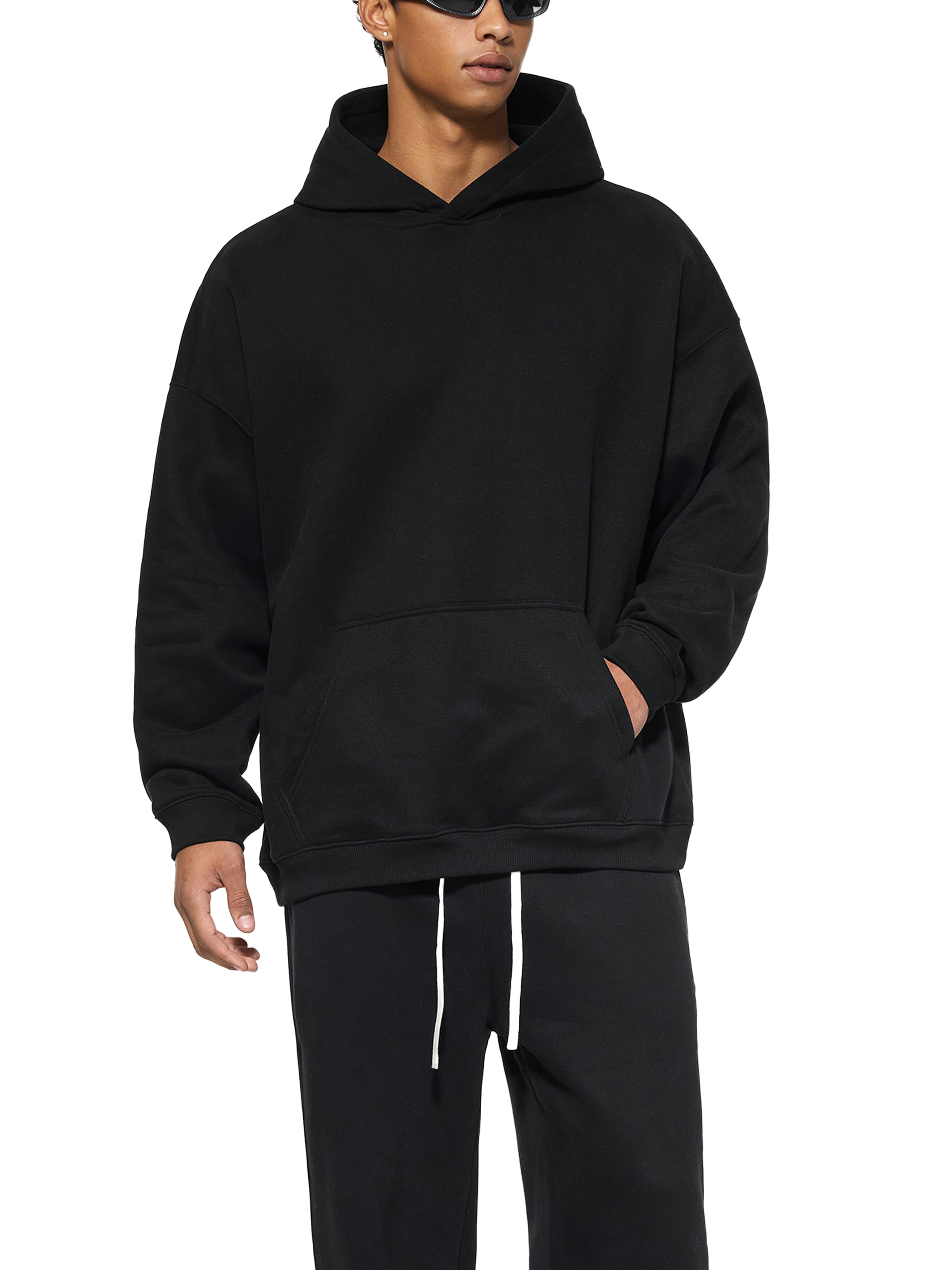 LIFE OFFSETS Oversize Fleeced Hoodie
