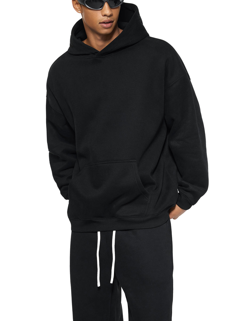 LIFE OFFSETS Oversize Fleeced Hoodie